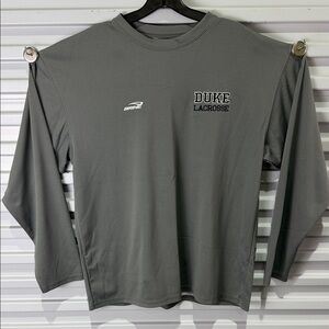 Brine Dark Gray Duke Lacrosse Long Sleeve Men's Tee